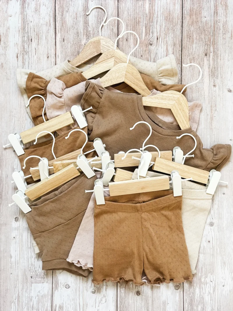 Kinder Shorts Pointelle Blush | Handmade