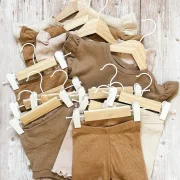 Kinder Bummies Pointelle Caramel | Handmade