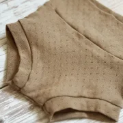Kinder Bummies Pointelle Choco | Handmade | SOFORTKAUF
