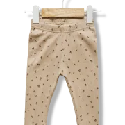 Baby Leggings Rib Blumen | Handmade