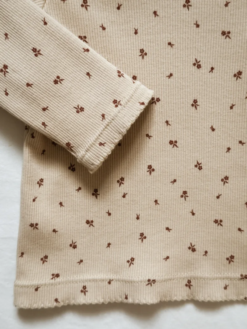 Baby Set Rib Blumen | Handmade