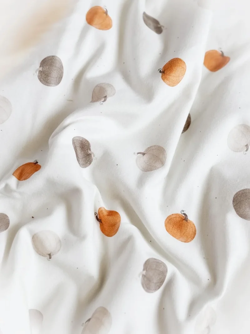 Jersey Kürbisse Creme