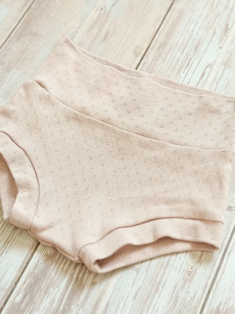 Kinder Bummies Pointelle Blush | Handmade | SOFORTKAUF