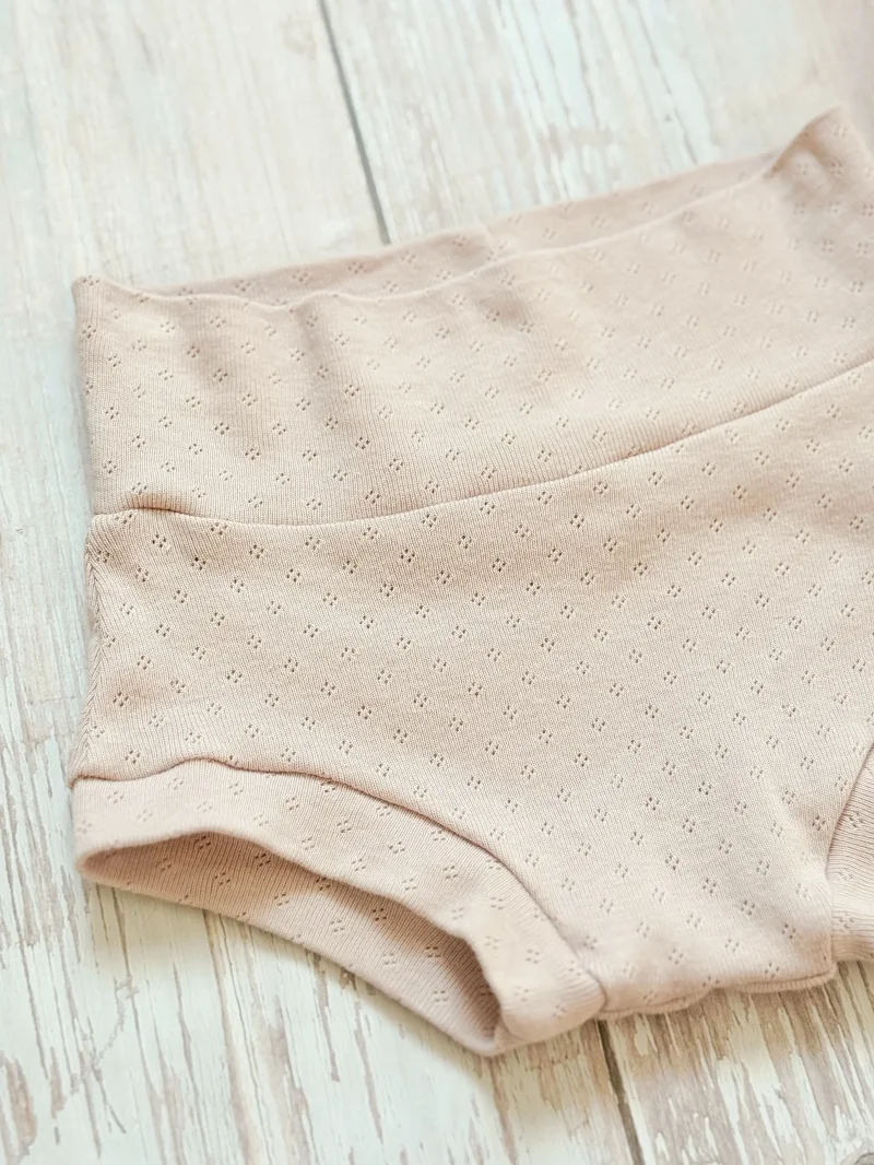 Kinder Bummies Pointelle Blush | Handmade | SOFORTKAUF