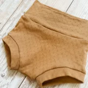 Kinder Bummies Pointelle Caramel | Handmade