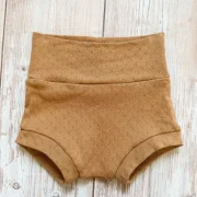 Kinder Bummies Pointelle Caramel | Handmade