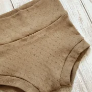 Kinder Bummies Pointelle Choco | Handmade