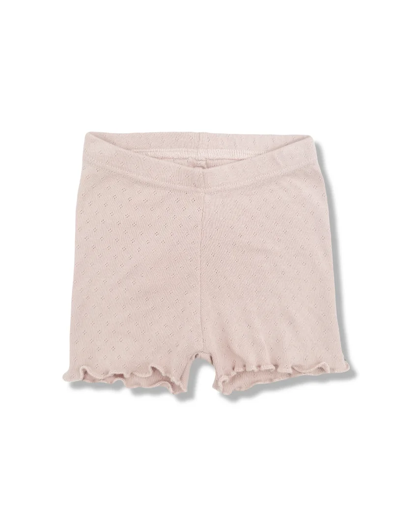Kinder Shorts Pointelle Blush | Handmade | SOFORTKAUF