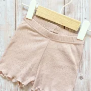 Kinder Shorts Pointelle Blush | Handmade