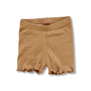 Kinder Shorts Pointelle Caramel | Handmade | SOFORTKAUF