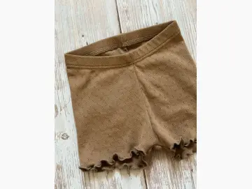 Kinder Shorts Pointelle Choco | Handmade