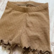 Kinder Shorts Pointelle Choco | Handmade