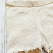 Kinder Shorts Pointelle Milk | Handmade | SOFORTKAUF
