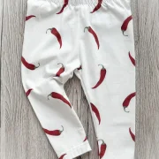 Handmade Baby Leggings | Chili | Größe 68/74