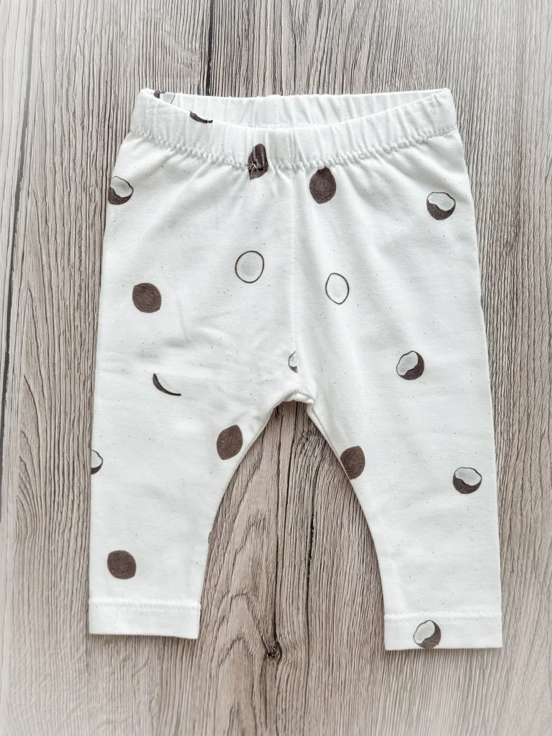 Handmade Baby Leggings | Kokos | Größe 56/62