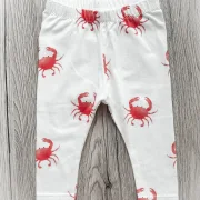 Handmade Baby Leggings | Krabbe | Größe 62/68