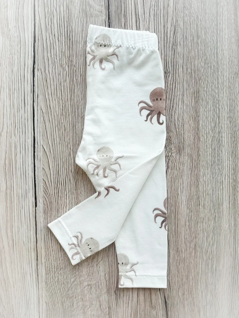 Handmade Baby Leggings | Oktopus | Größe 62/68