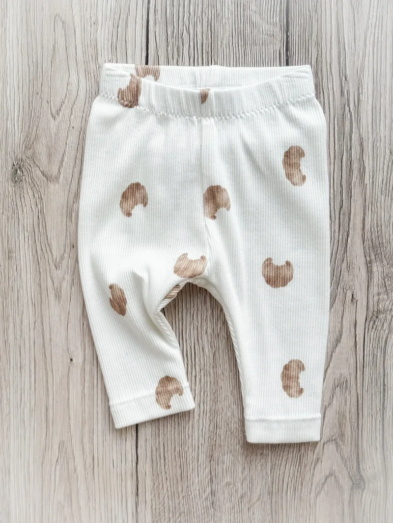 Handmade Baby Leggings | Rib | Croissant | Ribjersey | Größe 50
