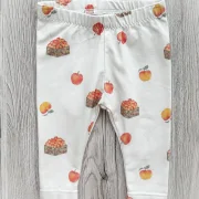 Handmade Baby Leggings | Äpfel | Größe 62/68