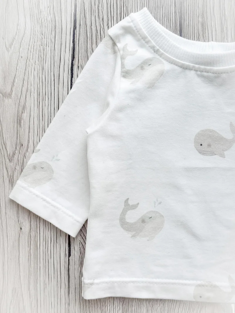 Handmade Baby Langarmshirt | Oversized | Wal | Größe 56/62