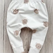 Handmade Baby Hose | Slim Pants | Bären | Größe 68/74