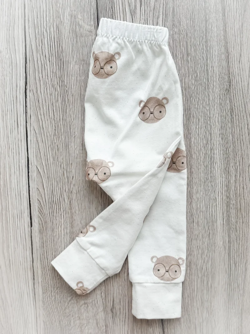 Handmade Baby Hose | Slim Pants | Bären | Größe 68/74