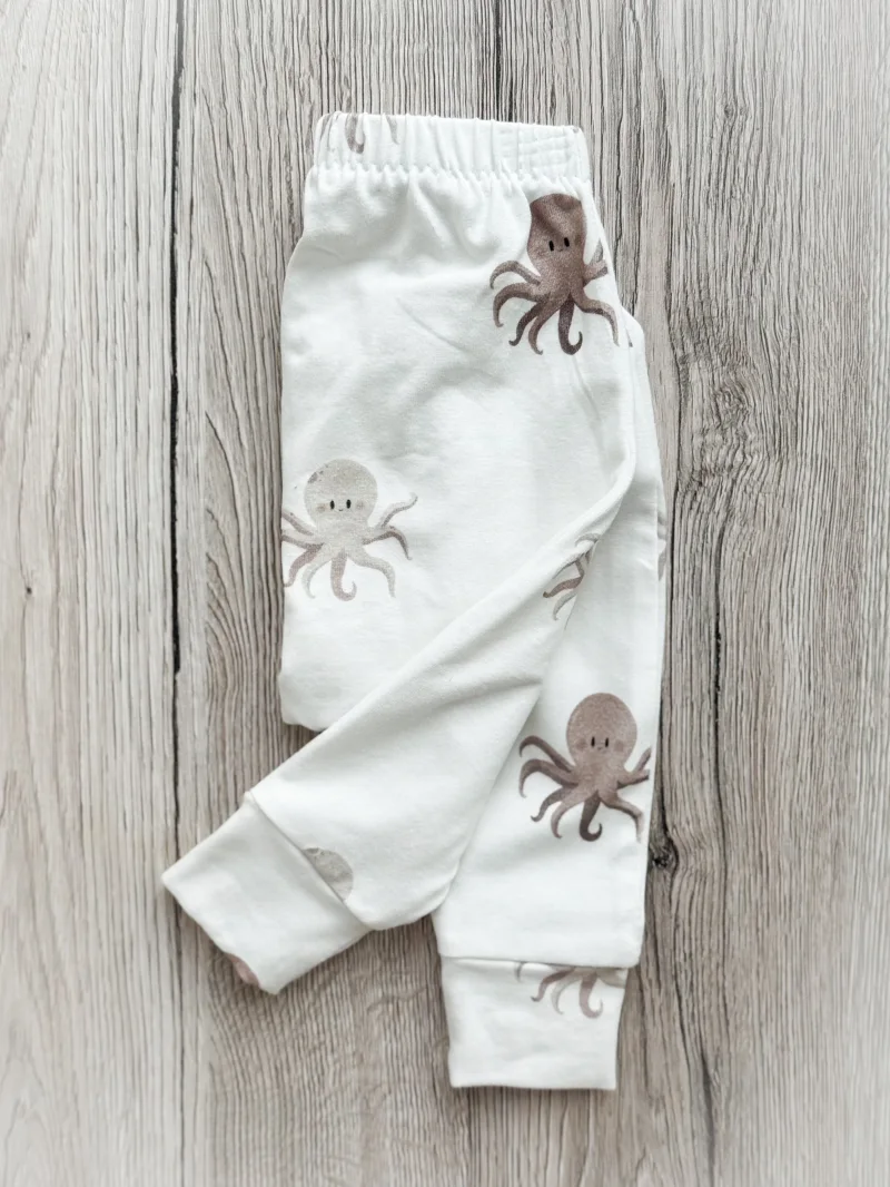Handmade Baby Hose | Slim Pants | Oktopus | Größe 56/62