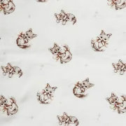 Jersey Wölfchen Creme | Meterware